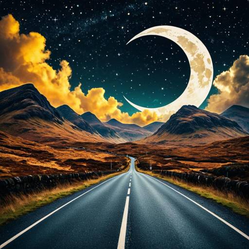 Majestic Scottish Highlands Under Cosmic Skies Majestic Scottish Highlands Under Cosmic Skies