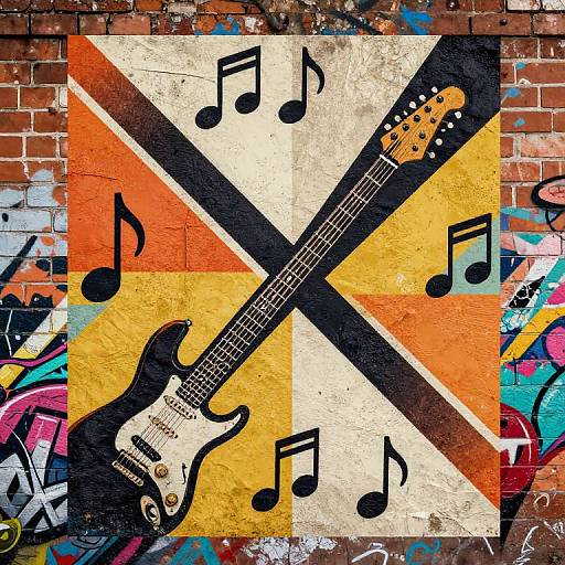 Indie Rock Geometric Music Wallpaper