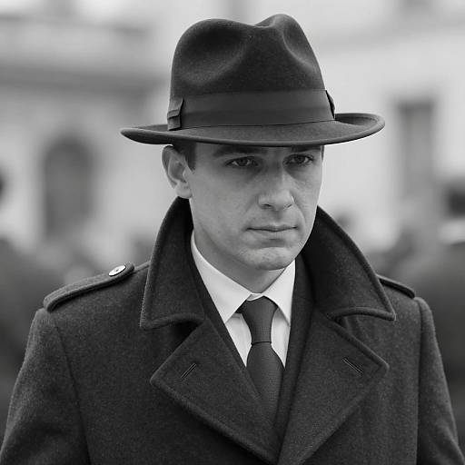 Stylish Man in Fedora Photography