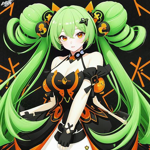 Illustration of Ai-chan (honkai impact), honkai (series) in the style of Mofu namako