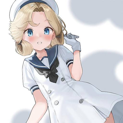 Illustration of Janus (kancolle), kantai collection in the style of Kanzarin