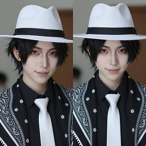 Dual Image of a Stylish Individual