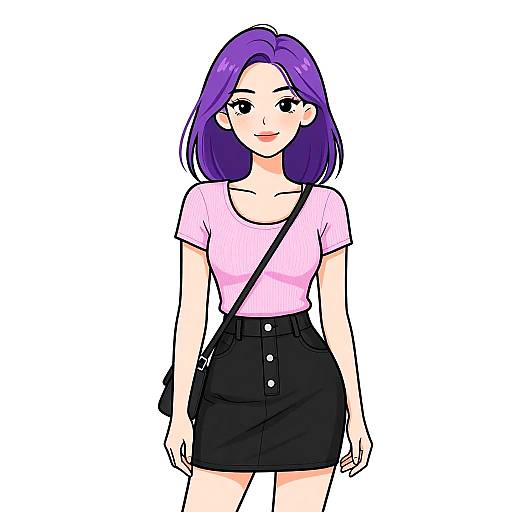 Casual Chic Woman in Stylish Outfit