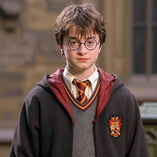 Young Potter in Casual School Attire