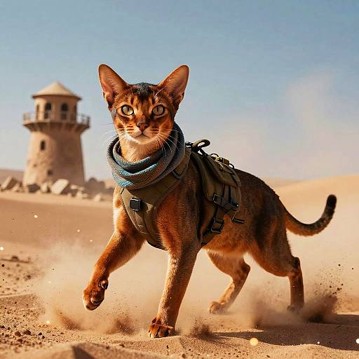 Abyssinian Cat Desert Rebel