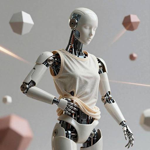 Surreal Robotic Skin Shedding