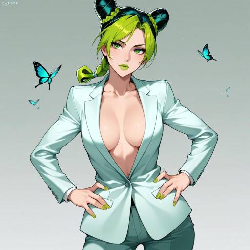 Jolyne Inspired Butterfly Girl Artwork