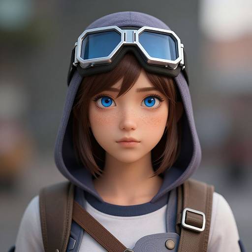 Realistic Girl Game Character Costume