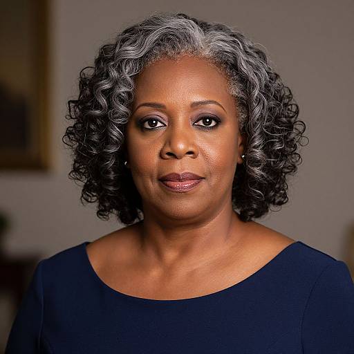 Regal Portrait of Confident African Woman