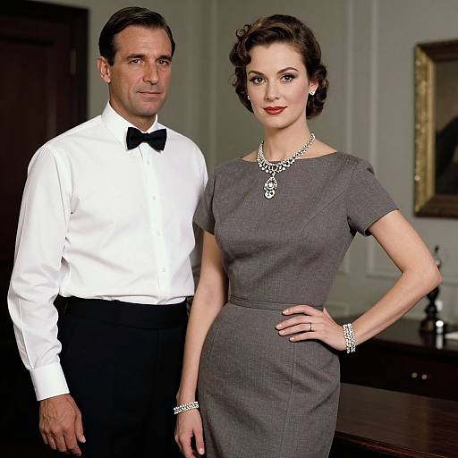 Elegant 1957 Givenchy Fashion Duo