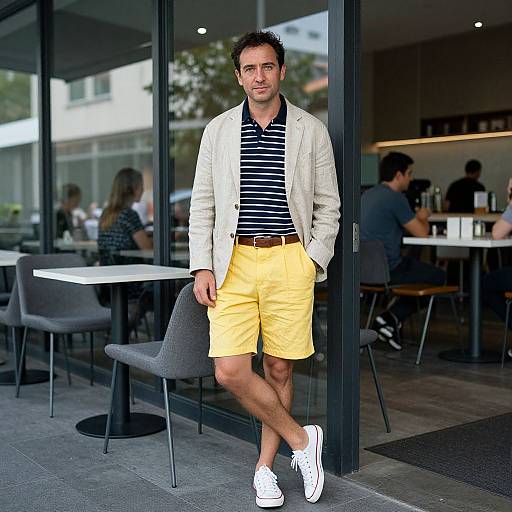 Stylish Man in Casual Urban Outfit