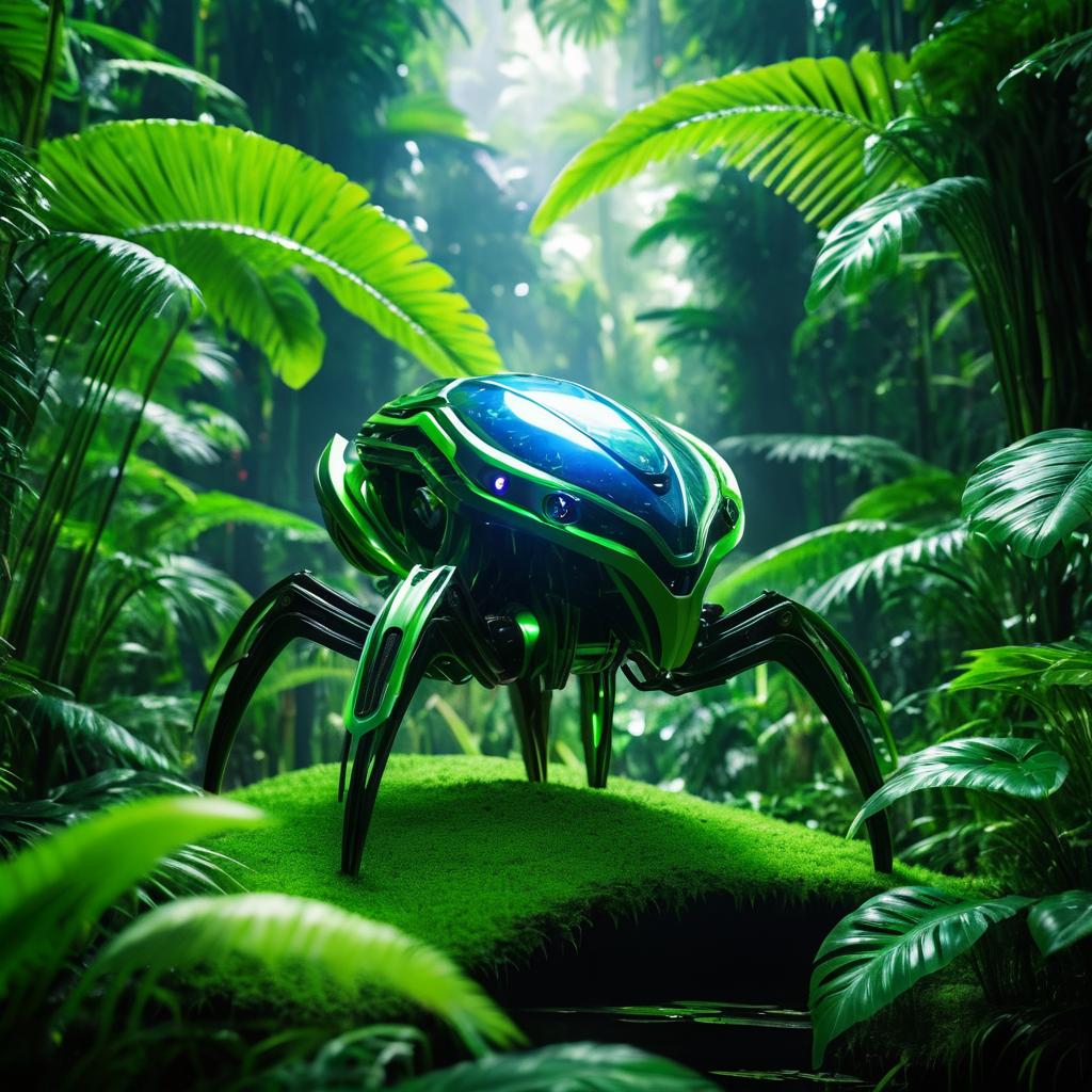 Bioengineered Creatures in Alien Jungle