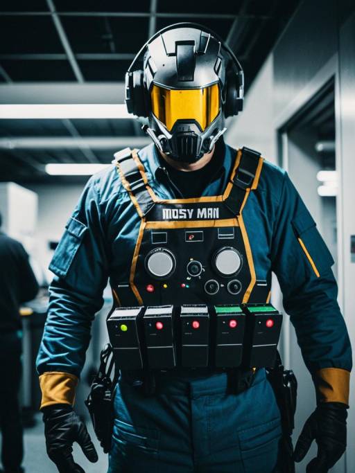 Man in Operation Game Costume