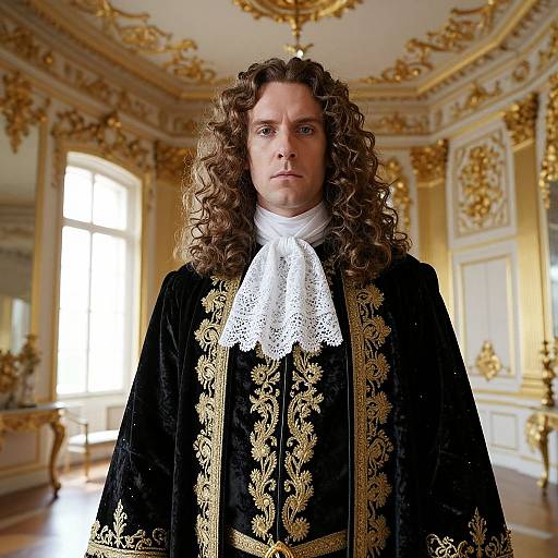 Elegant Portrait of Noble Gentleman