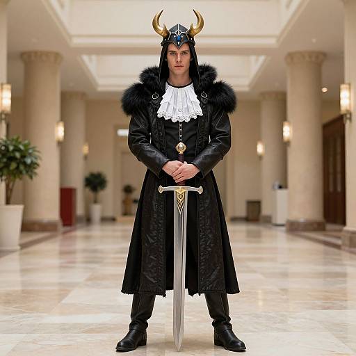 Goblin King Costume with Sword