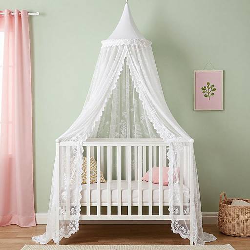 Pink and Green Little Girl's Bedroom