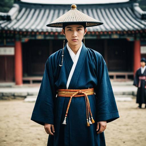 Realistic Lavni Costume Portrait of a Boy