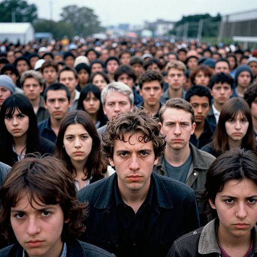 Haunting Crowd Portrait by Salgado