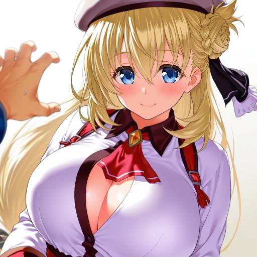 Illustration of Agnes claudel, eiyuu densetsu in the style of Onsoku inu