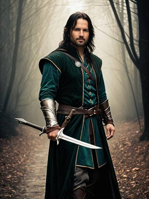Realistic Aragorn Cosplay Photo