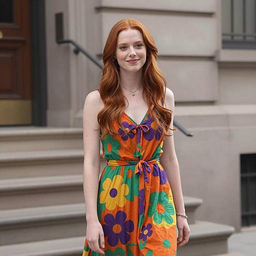 Vibrant Summer Style in Urban Setting