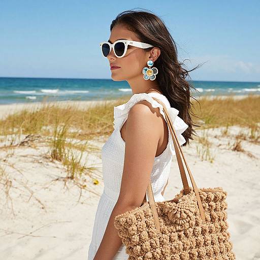 Elegant Beachwear at Siesta Key