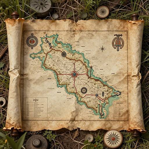 Primordial Nationalism on Aged Scroll