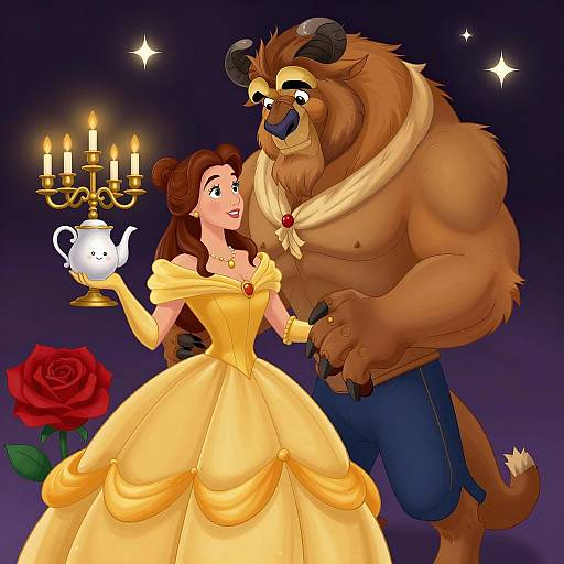Beauty and the Beast Illustration