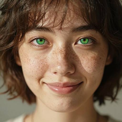 Photorealistic Dreamy Portrait Bug's-Eye View