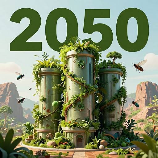 Futuristic Eco-City in 2050