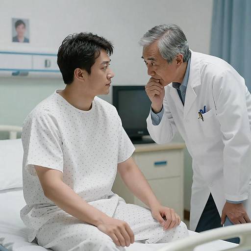 Doctor Consulting Hospital Patient