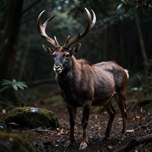 Cinematic Qilin on Hiking Trail