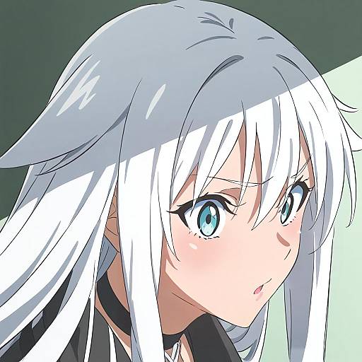 Illustration of Anceril sacred, shirokami project in the style of Gyouza (mhea5724)