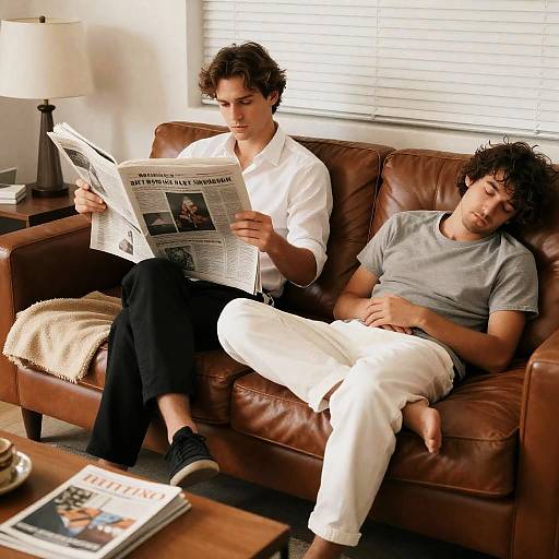 Cozy Living Room Afternoon Scene