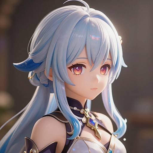 Genshin Impact Cute Elegant Portrait