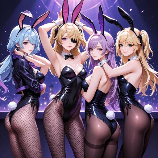 Genshin Impact Girls with Playful Styles