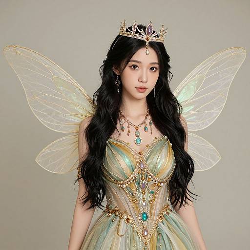 Realistic Fairy Queen Costume Portrait