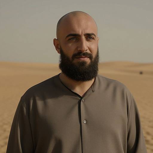 Cinematic Portrait of Syrian Man