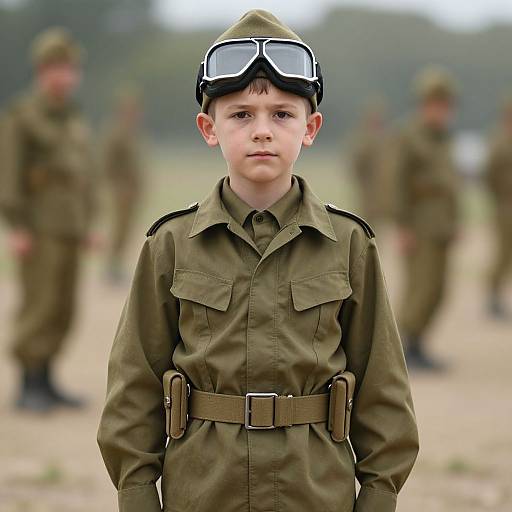 Realistic Male Land Army Soldier