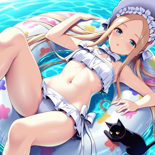 Illustration of Abigail williams (swimsuit foreigner) (third ascension) (fate), fate/grand order in the style of Satou yuuki