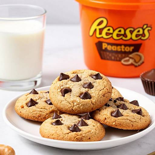 Golden Reese's Peanut Butter Cup Cookies