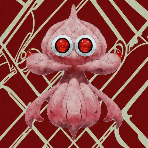 Illustration of Alcremie, pokemon in the style of Taiki (6240taiki)