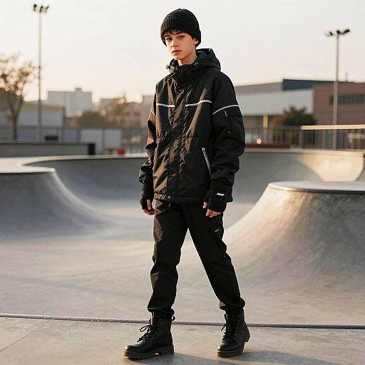 Teenage Urban Winter Street Style