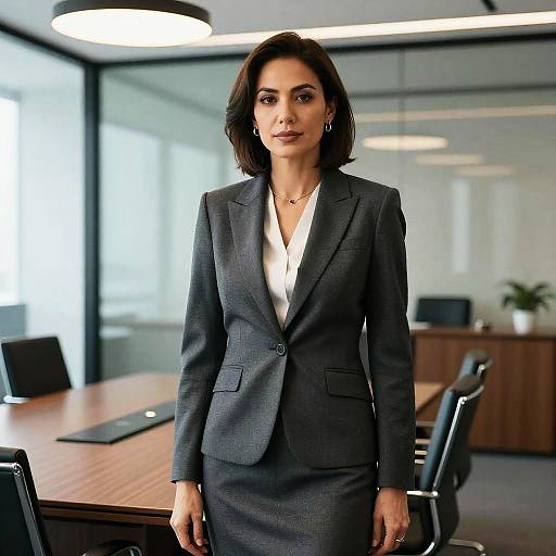 Glamour Shot of Powerful Female CEO