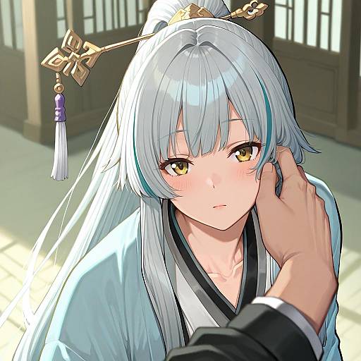 Illustration of Archer (fate/samurai remnant), fate/samurai remnant in the style of Mikan (chipstar182)