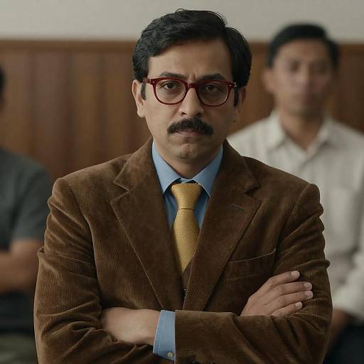 Serious Portrait of a Stylish Man