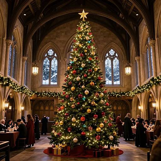 Gothic Hogwarts Christmas Celebration