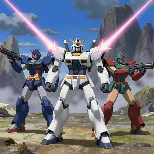 Epic CGI Battle of Colorful Robots