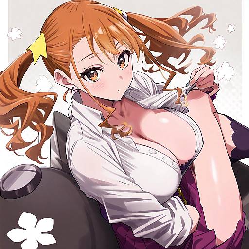 Illustration of Anjou naruko, ano hi mita hana no namae wo bokutachi wa mada shiranai. in the style of Pizzasi