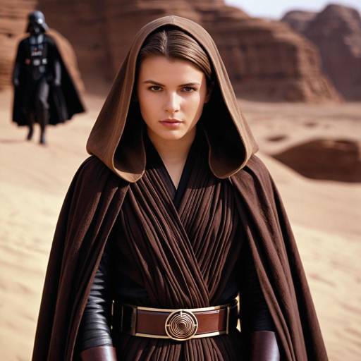 Female Anakin Skywalker in Realistic Style
